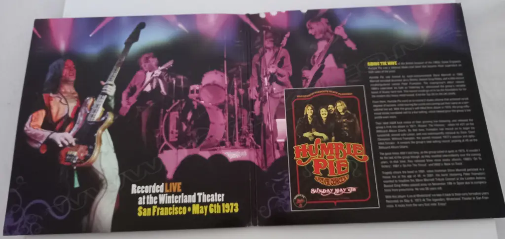 Humble Pie, Live At Winterland, (Double Album) Image 1++